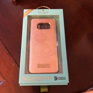 Kate Spade Samsung S8 Rose Gold Wrap Case